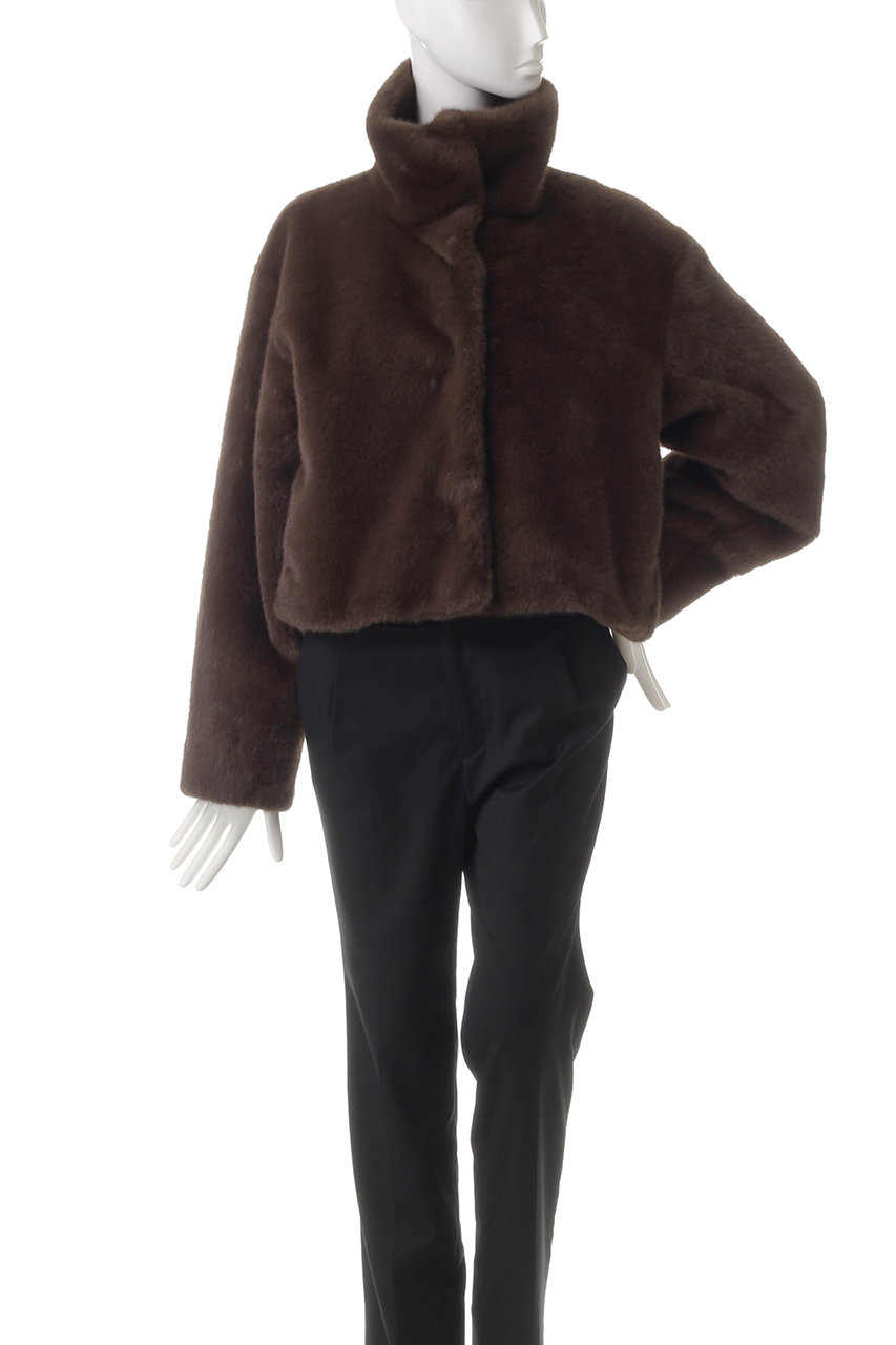 martinique(マルティニーク)｜フェイクファーブルゾン/ベージュ の通販