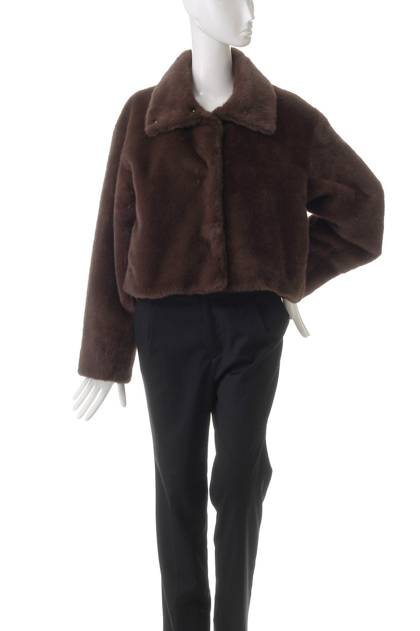 martinique(マルティニーク)｜フェイクファーブルゾン/ベージュ