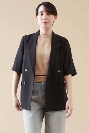 マルティニーク/martiniqueのハーフスリーブジャケット(110800/110801)