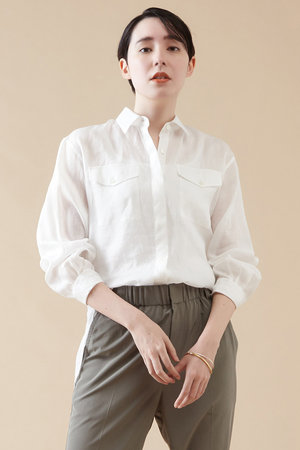 マルティニーク/martiniqueのサファリシャツ(110400/110403)