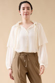 ケープブラウス(一部WEB限定カラー)