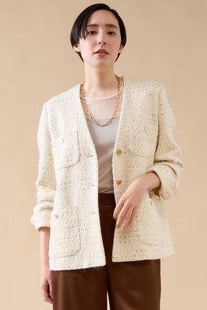 マルティニーク/martiniqueのツイードジャケット(110800/110801)