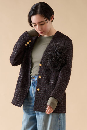 マルティニーク/martiniqueのツイードジャケット(110800/110801)