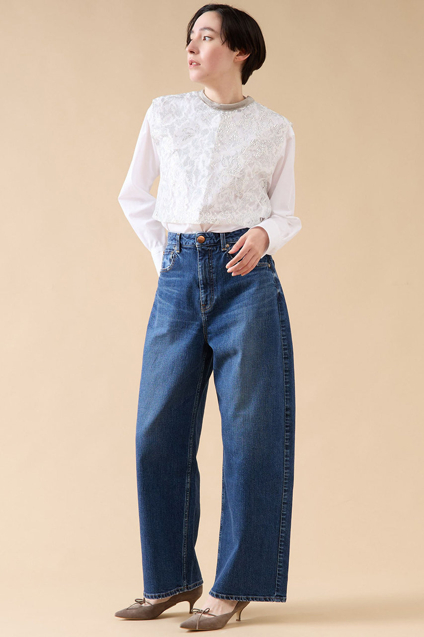 DKNY By Donna Karan Pintuck Fit and Flare Pants | Dillard's