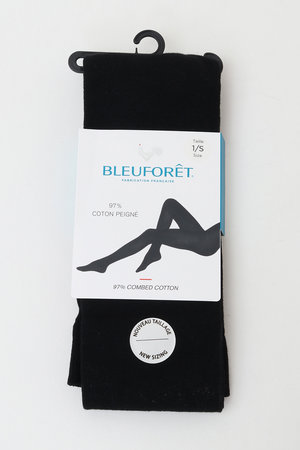 【BLEUFORET】VELVET COMBED COTTON タイツ