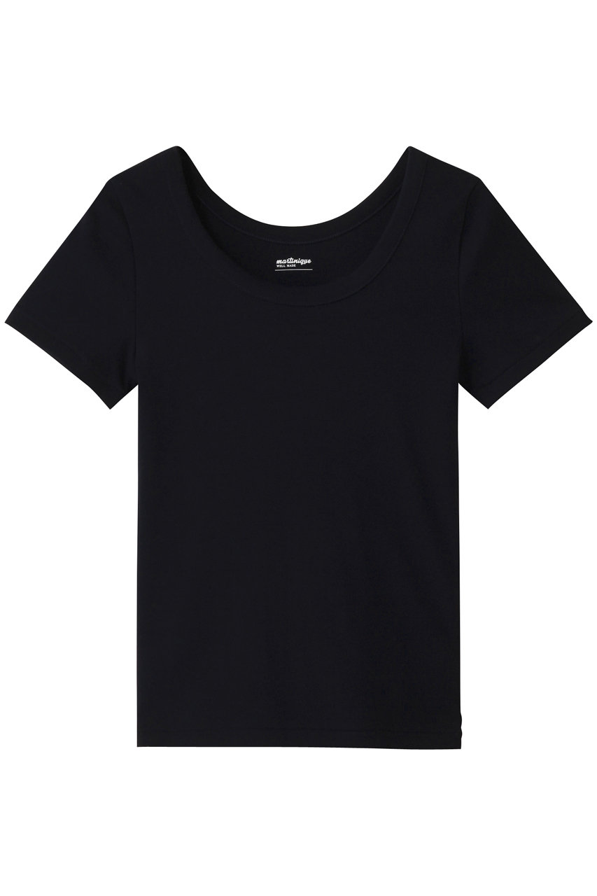 martinique 《定番》フライスTシャツ (ネイビー, F) マルティニーク ELLE SHOP martinique 《定番》フライスTシャツ (ネイビー, F) マルティニーク ELLE SHOP