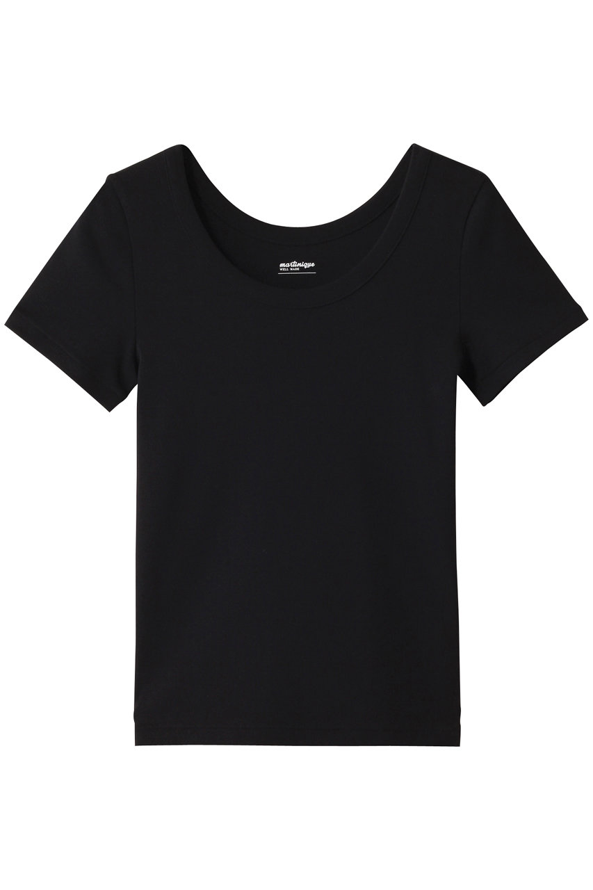 martinique 《定番》フライスTシャツ (ブラック, F) マルティニーク ELLE SHOP martinique 《定番》フライスTシャツ (ブラック, F) マルティニーク ELLE SHOP