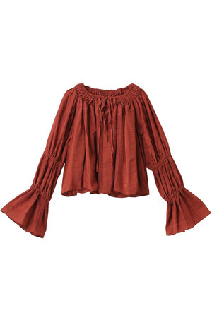 マルティニーク/martiniqueの【CURRENTAGE】ボリュームスリーブブラウス(110400/110403)