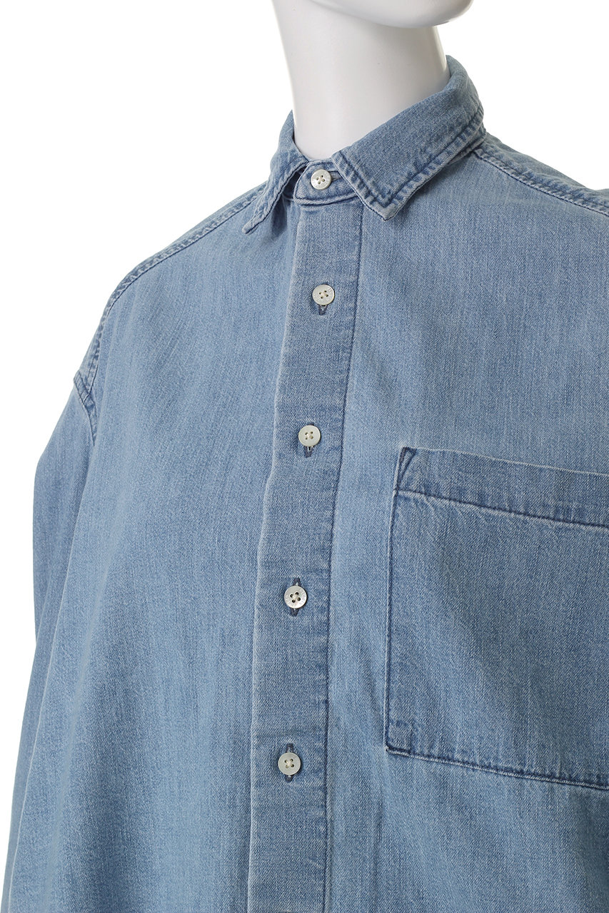 martinique(マルティニーク)｜【upper hights】デニムシャツ/ブルー の