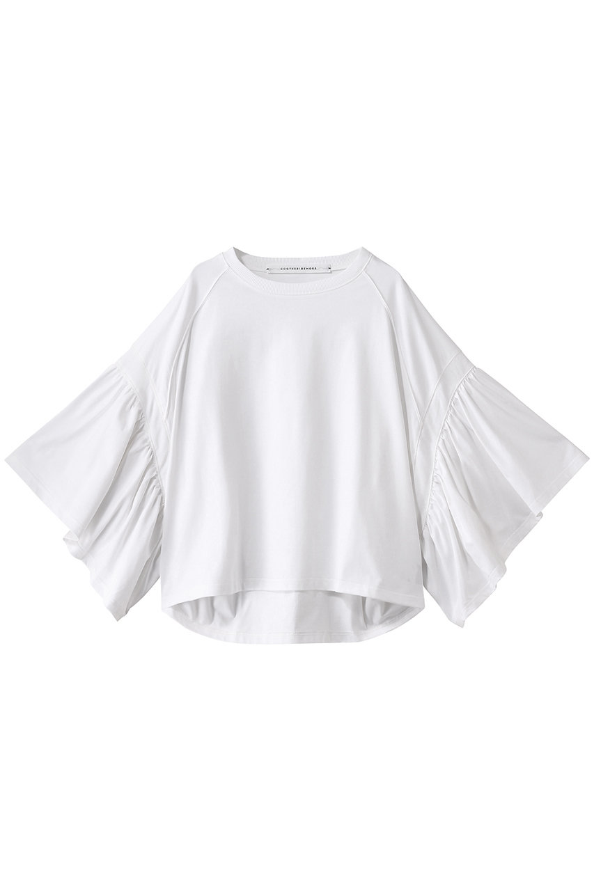 martinique 【COGTHEBIGSMOKE】LAURA GATHERED SLV TOP (ホワイト, F) マルティニーク ELLE SHOP martinique 【COGTHEBIGSMOKE】LAURA GATHERED SLV TOP (ホワイト, F) マルティニーク ELLE SHOP