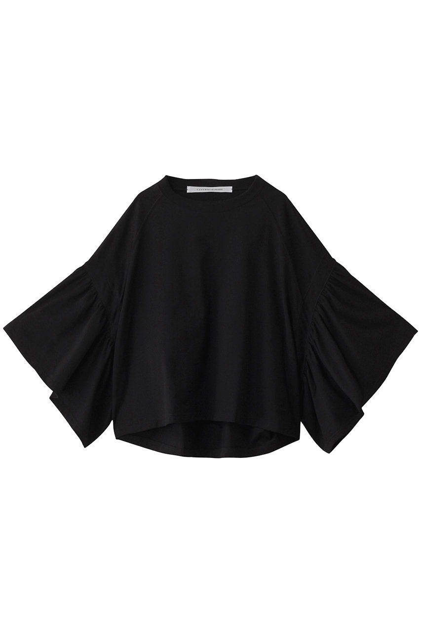 martinique 【COGTHEBIGSMOKE】LAURA GATHERED SLV TOP (ブラック, F) マルティニーク ELLE SHOP martinique 【COGTHEBIGSMOKE】LAURA GATHERED SLV TOP (ブラック, F) マルティニーク ELLE SHOP