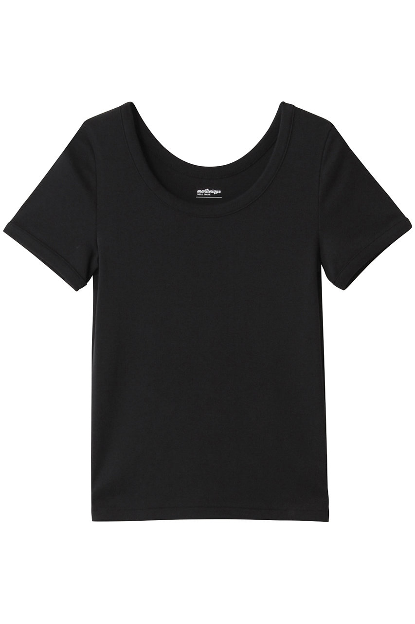 martinique 《定番》コットンフライスTシャツ (ブラック, F) マルティニーク ELLE SHOP martinique 《定番》コットンフライスTシャツ (ブラック, F) マルティニーク ELLE SHOP