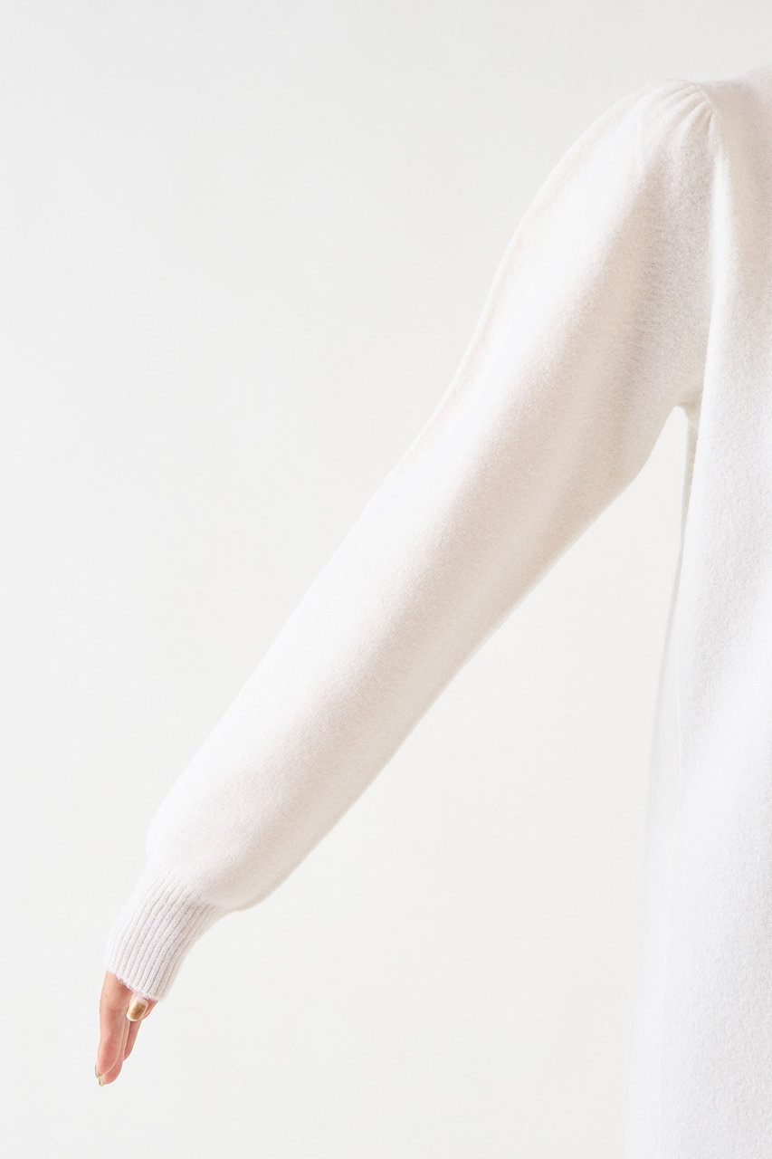 martinique(マルティニーク)｜ウールミルドワンピース/ホワイト の通販