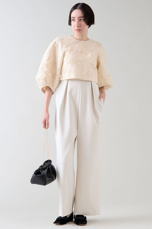 マルティニーク/martiniqueのジャガードコンビオールインワン(110600/110606)