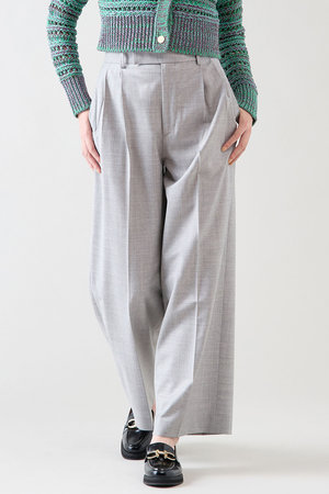 マルティニーク/martiniqueの2タックセミワイドパンツ(セットアップ可)(110600/110601)