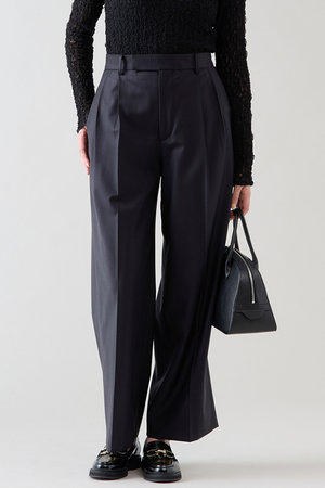 マルティニーク/martiniqueの2タックセミワイドパンツ(セットアップ可)(110600/110601)