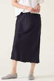 バックサテンリバーシブルスカート