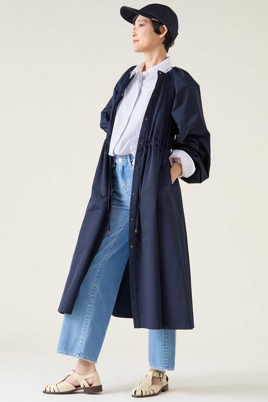 極美品 23AW martinique マルティニーク　コート martinique(マルティニーク)｜タンブラータフタギャザーコート