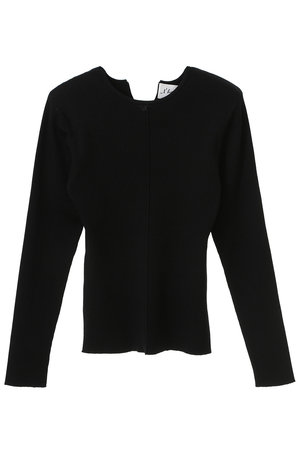 マルティニーク/martiniqueの【l’heritage martinique】パワーショルダーリブプルオーバー(110300/110301)