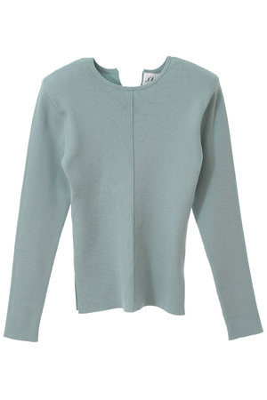 マルティニーク/martiniqueの【l’heritage martinique】パワーショルダーリブプルオーバー(110300/110301)