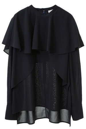 マルティニーク/martiniqueの【l’heritage martinique】アルバトロスジョーゼットケープブラウス(取り外し可)(110400/110403)