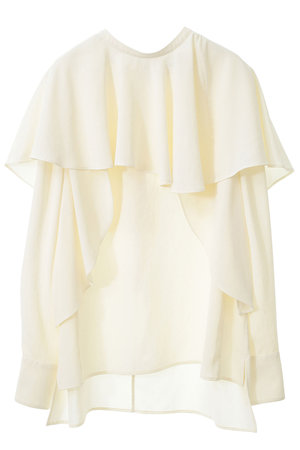 マルティニーク/martiniqueの【l’heritage martinique】アルバトロスジョーゼットケープブラウス(取り外し可)(110400/110403)