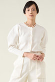 セミハードコットンカーディガン