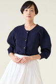 セミハードコットンカーディガン