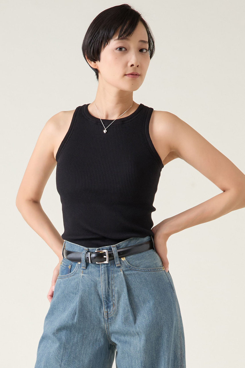 martinique 《別注》【Oscalito】パッド付アメリカンスリーブタンクトップ MR002 (ブラック, F) マルティニーク ELLE SHOP martinique 《別注》【Oscalito】パッド付アメリカンスリーブタンクトップ MR002 (ブラック, F) マルティニーク ELLE SHOP