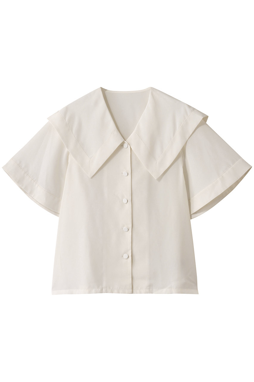 martinique ナチュラルデシンブラウス (オフホワイト, F) マルティニーク ELLE SHOP martinique ナチュラルデシンブラウス (オフホワイト, F) マルティニーク ELLE SHOP
