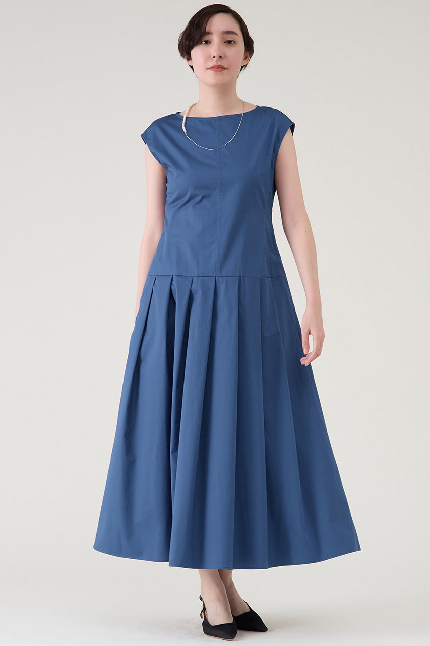 martinique タイプライターワンピース (ブルー, F) マルティニーク ELLE SHOP martinique タイプライターワンピース (ブルー, F) マルティニーク ELLE SHOP