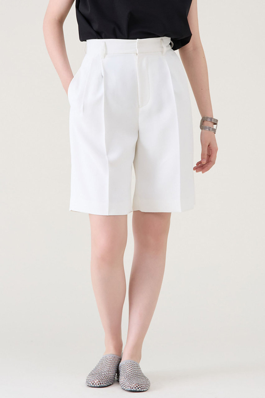 martinique ツイルショートパンツ (ホワイト, 2) マルティニーク ELLE SHOP martinique ツイルショートパンツ (ホワイト, 2) マルティニーク ELLE SHOP