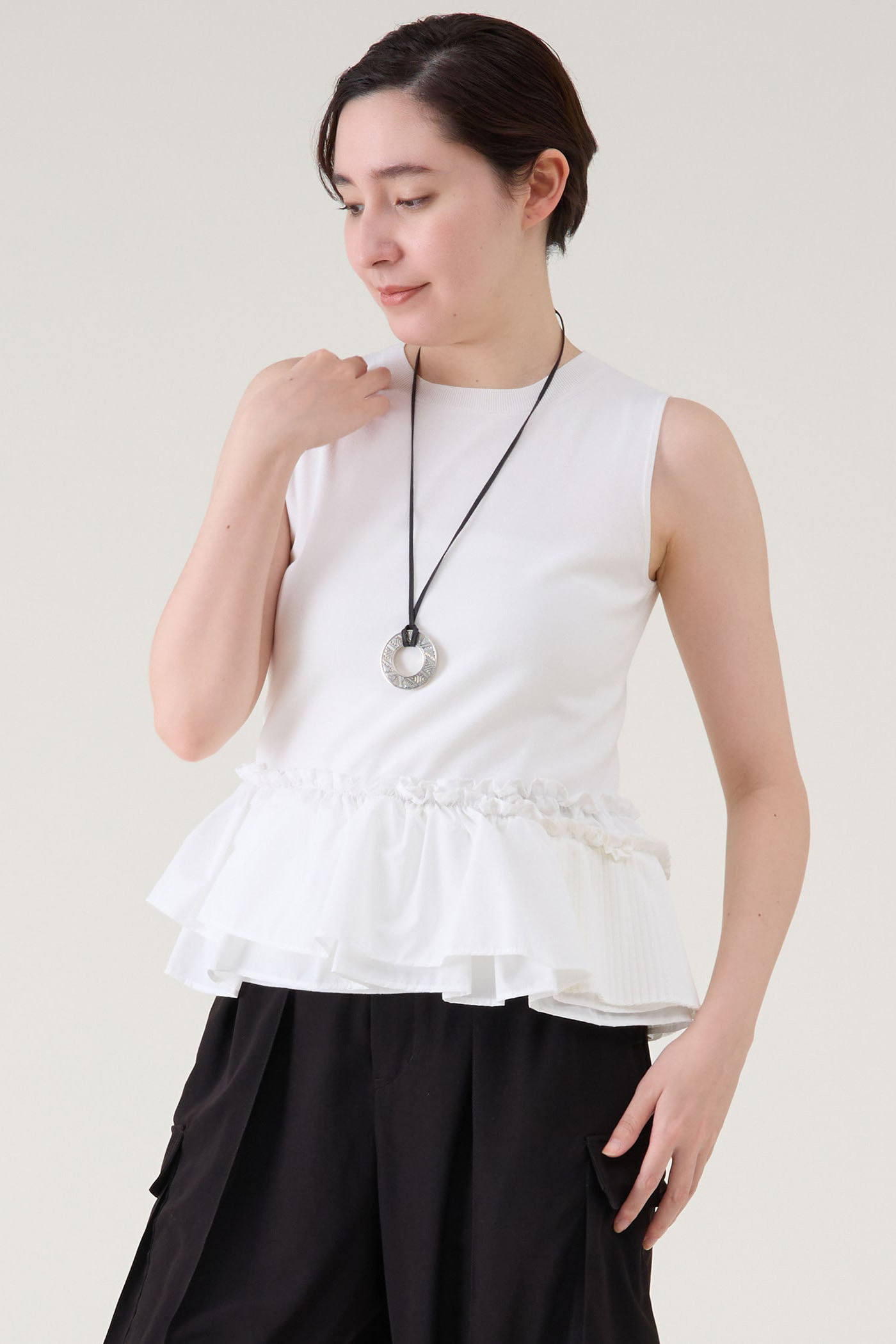 martinique タイプライターコンビニット (ホワイト, F) マルティニーク ELLE SHOP martinique タイプライターコンビニット (ホワイト, F) マルティニーク ELLE SHOP