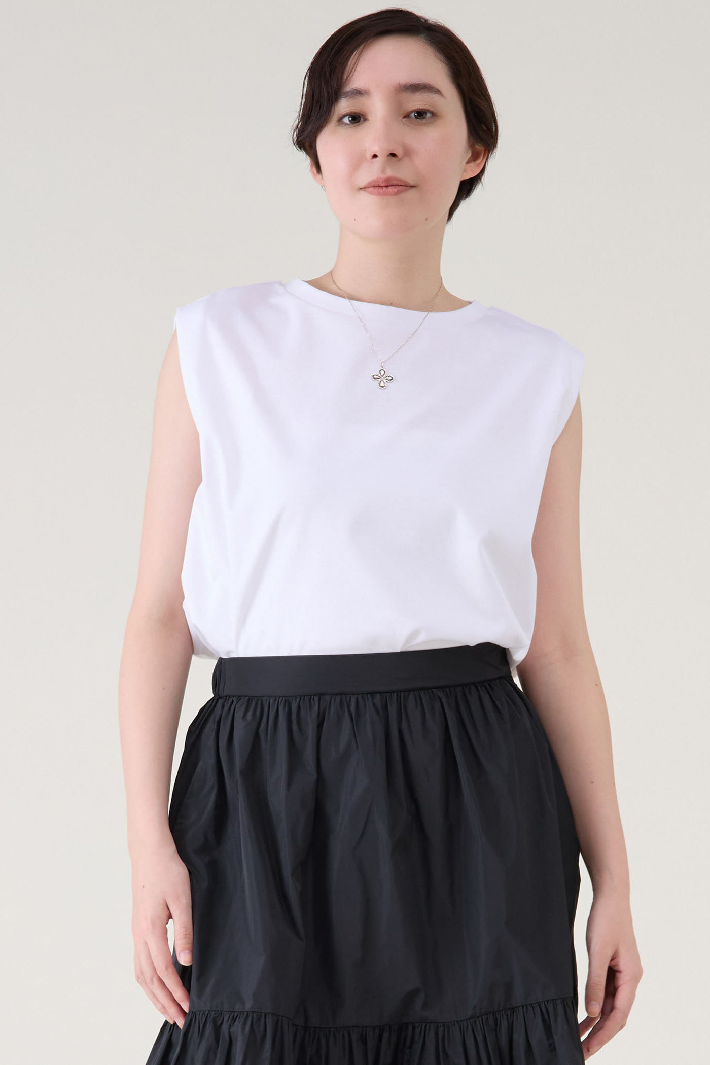 martinique 《定番》ポンチノースリプルオーバー (ホワイト, F) マルティニーク ELLE SHOP martinique 《定番》ポンチノースリプルオーバー (ホワイト, F) マルティニーク ELLE SHOP