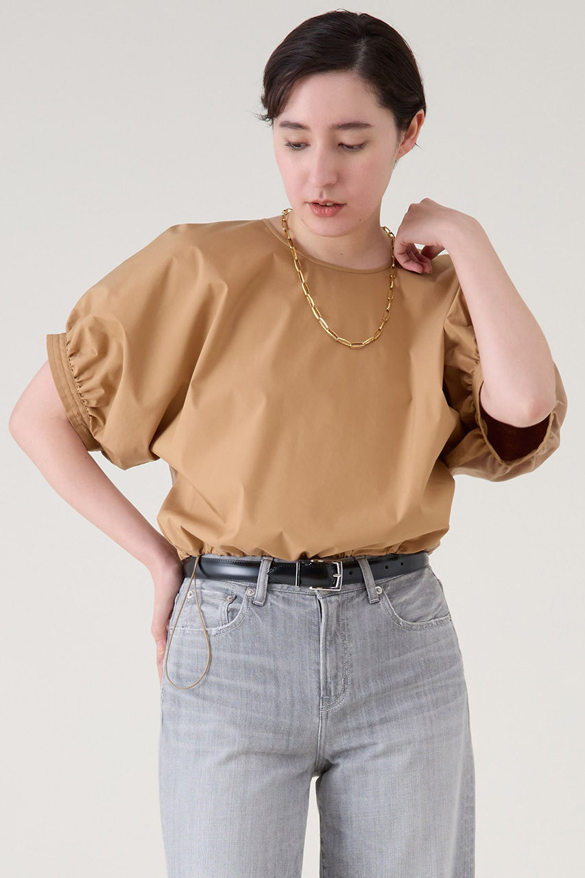 martinique ファブリックコンビギャザープルオーバー (ベージュ, F) マルティニーク ELLE SHOP martinique ファブリックコンビギャザープルオーバー (ベージュ, F) マルティニーク ELLE SHOP