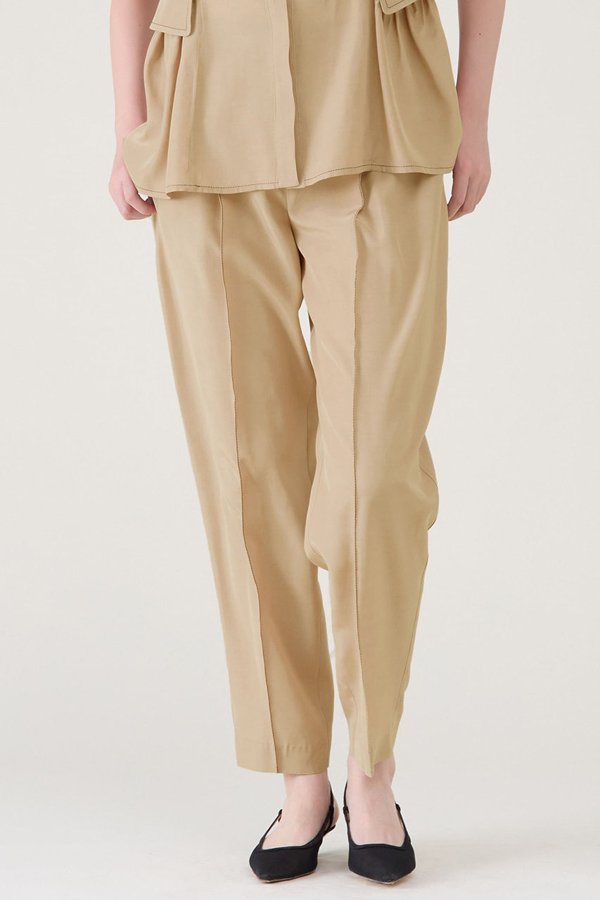 martinique シルキーファイユバレルパンツ (ベージュ, 1) マルティニーク ELLE SHOP martinique シルキーファイユバレルパンツ (ベージュ, 1) マルティニーク ELLE SHOP