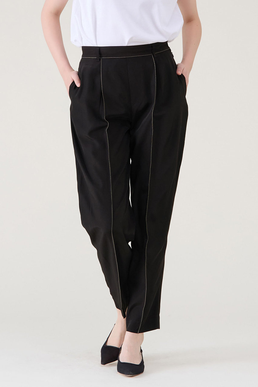 martinique シルキーファイユバレルパンツ (ブラック, 1) マルティニーク ELLE SHOP martinique シルキーファイユバレルパンツ (ブラック, 1) マルティニーク ELLE SHOP