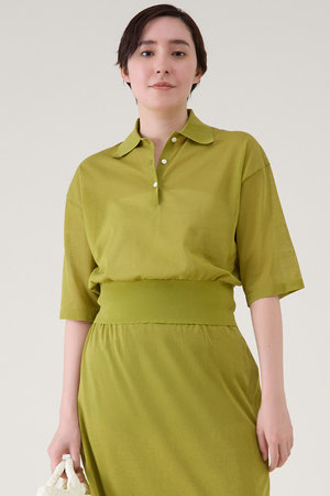 マルティニーク/martiniqueのクリスプC/Nポロ(セットアップ可)(110300/110301)