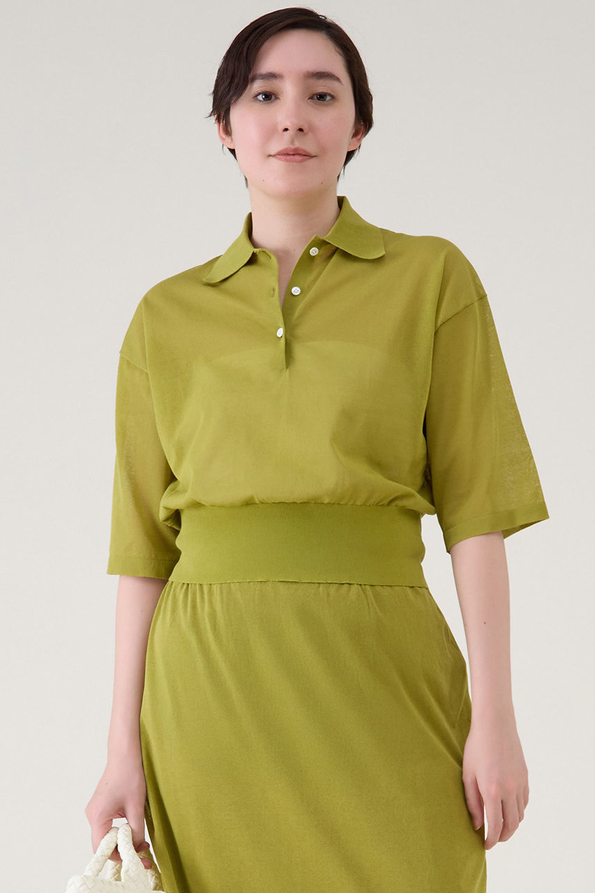 martinique クリスプC/Nポロ(セットアップ可) (ピスタチオ, F) マルティニーク ELLE SHOP martinique クリスプC/Nポロ(セットアップ可) (ピスタチオ, F) マルティニーク ELLE SHOP