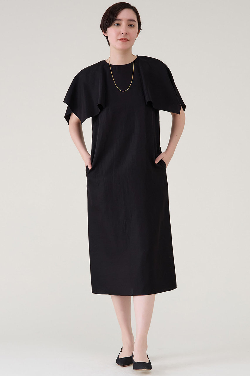 martinique トリアセリネンワンピース (ブラック, F) マルティニーク ELLE SHOP martinique トリアセリネンワンピース (ブラック, F) マルティニーク ELLE SHOP