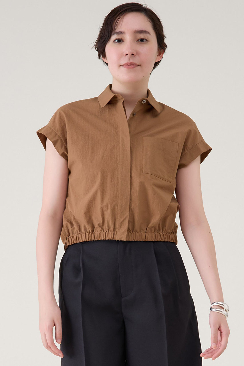 martinique エアリードライタッチブラウス(セットアップ可) (ブラウン, F) マルティニーク ELLE SHOP martinique エアリードライタッチブラウス(セットアップ可) (ブラウン, F) マルティニーク ELLE SHOP