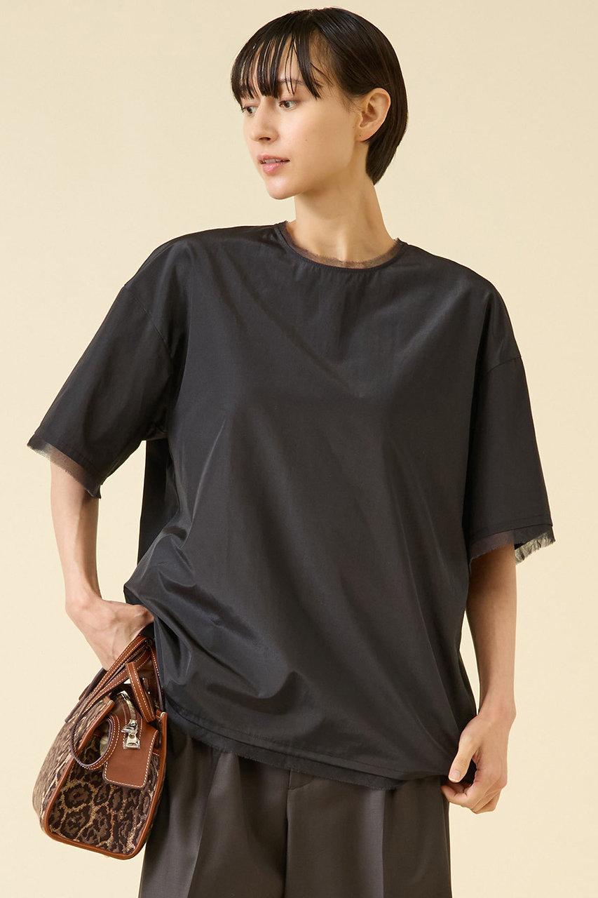martinique ブライトローンTブラウス (ブラック, F) マルティニーク ELLE SHOP martinique ブライトローンTブラウス (ブラック, F) マルティニーク ELLE SHOP