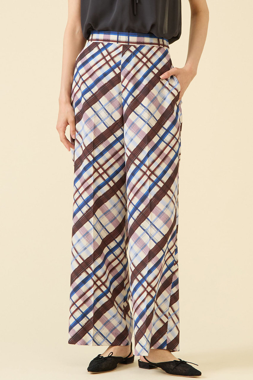 martinique checkパンツ(セットアップ可) (チェック, 1) マルティニーク ELLE SHOP martinique checkパンツ(セットアップ可) (チェック, 1) マルティニーク ELLE SHOP