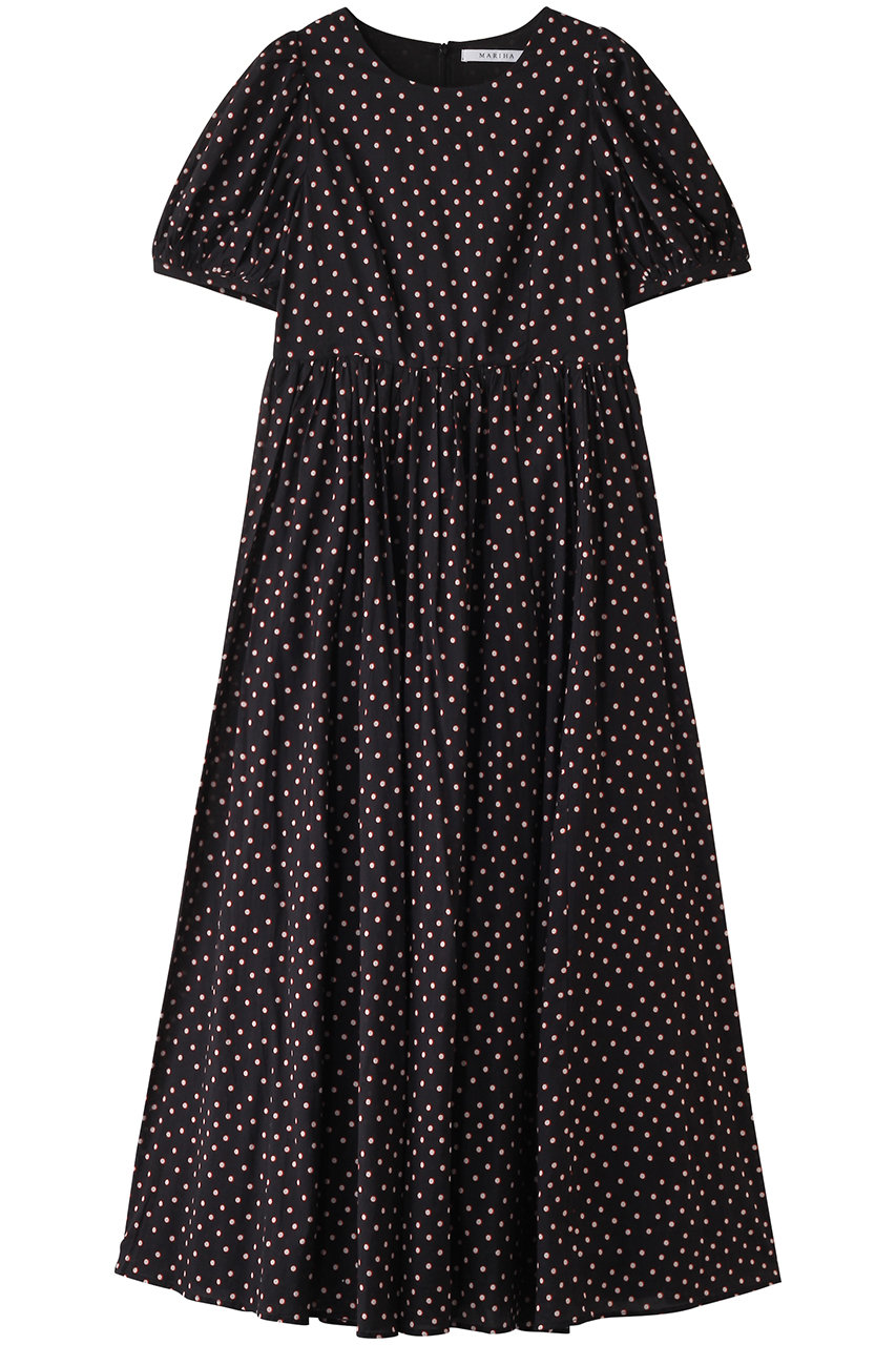 martinique 【MARIHA】夏のレディのドレス パフスリーブ (ブラックムーン, 2) マルティニーク ELLE SHOP martinique 【MARIHA】夏のレディのドレス パフスリーブ (ブラックムーン, 2) マルティニーク ELLE SHOP