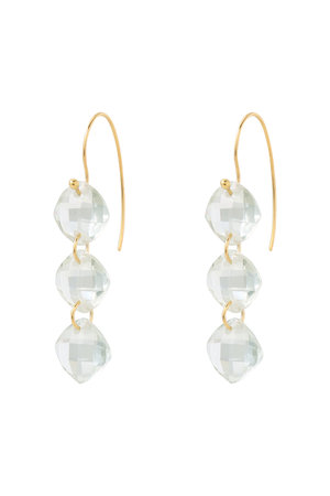 マルティニーク/martiniqueの【MOUNIR】ドロップストーンピアス(150100/150101)