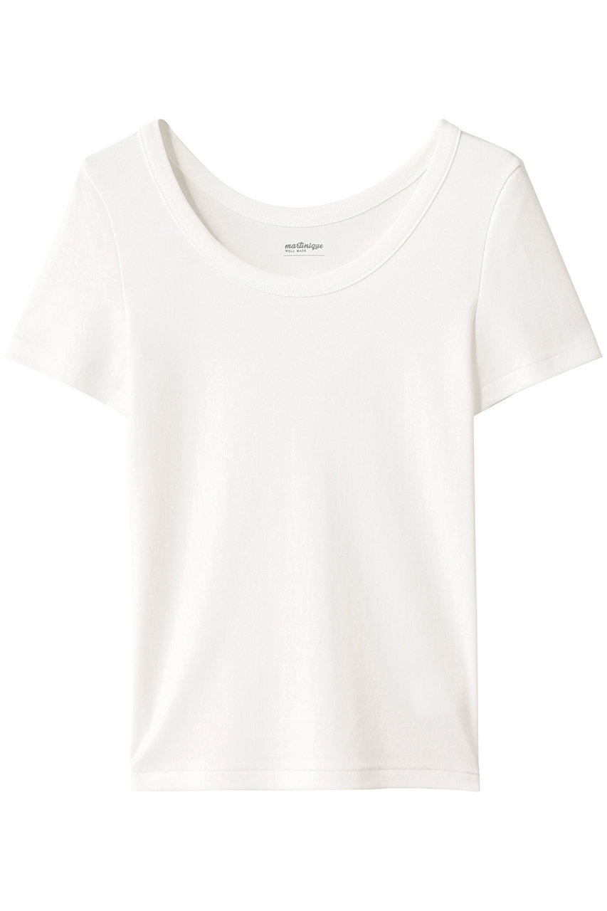 マルティニーク/martiniqueの《定番》フライスTシャツ(ホワイト/A0353UTS104)