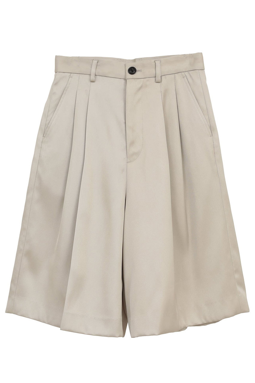 martinique 【l'heritage martinique】ラグジュアリーダブルクロスバミューダパンツ (ライトベージュ, 1) マルティニーク ELLE SHOP martinique 【l'heritage martinique】ラグジュアリーダブルクロスバミューダパンツ (ライトベージュ, 1) マルティニーク ELLE SHOP