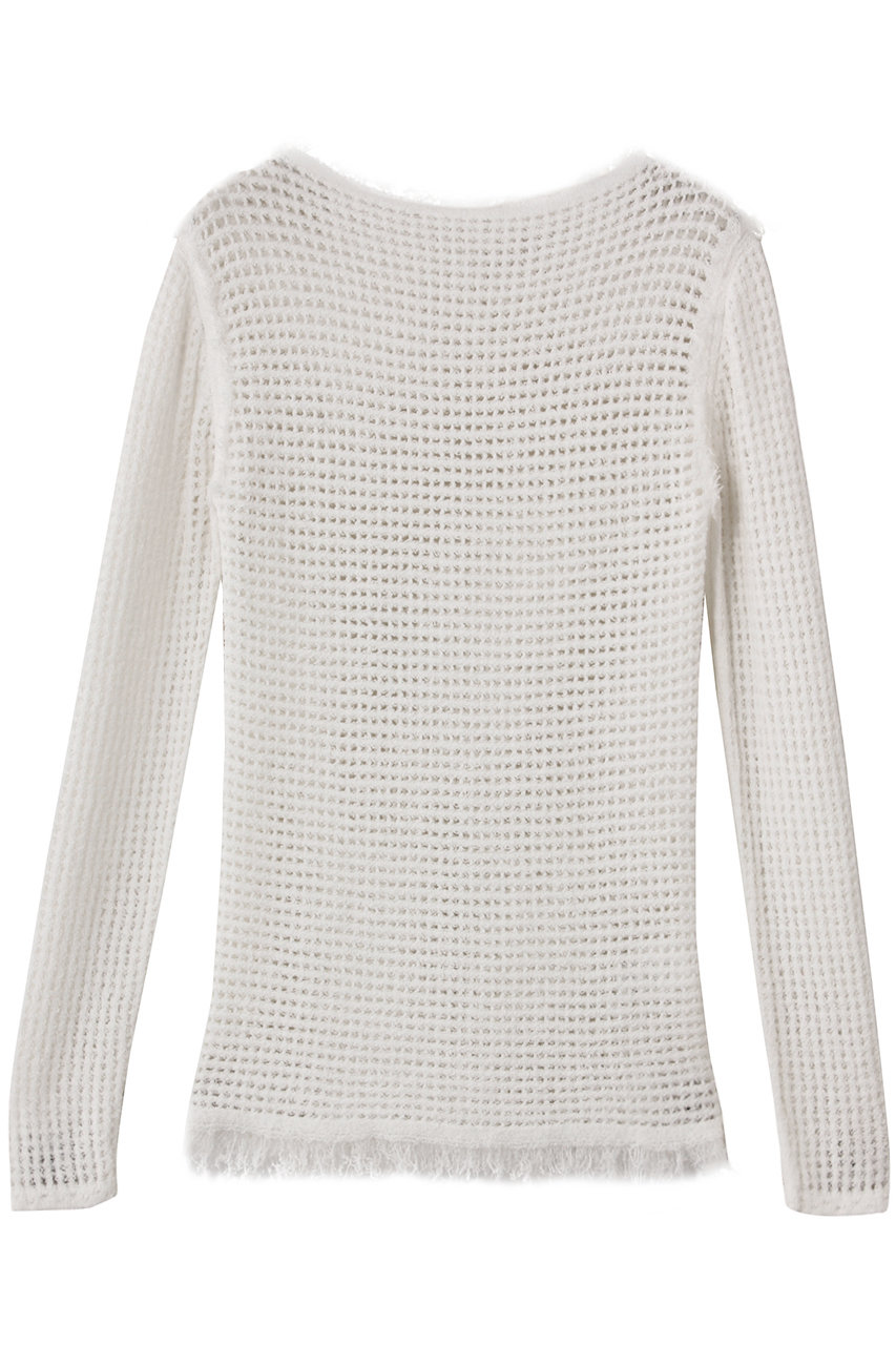 martinique 【CURRENTAGE】Mesh knit (ホワイト, F) マルティニーク ELLE SHOP martinique 【CURRENTAGE】Mesh knit (ホワイト, F) マルティニーク ELLE SHOP