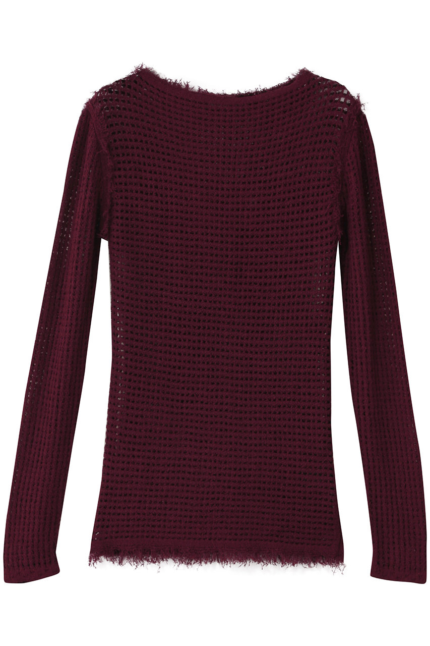 martinique 【CURRENTAGE】Mesh knit (ブラウン, F) マルティニーク ELLE SHOP martinique 【CURRENTAGE】Mesh knit (ブラウン, F) マルティニーク ELLE SHOP