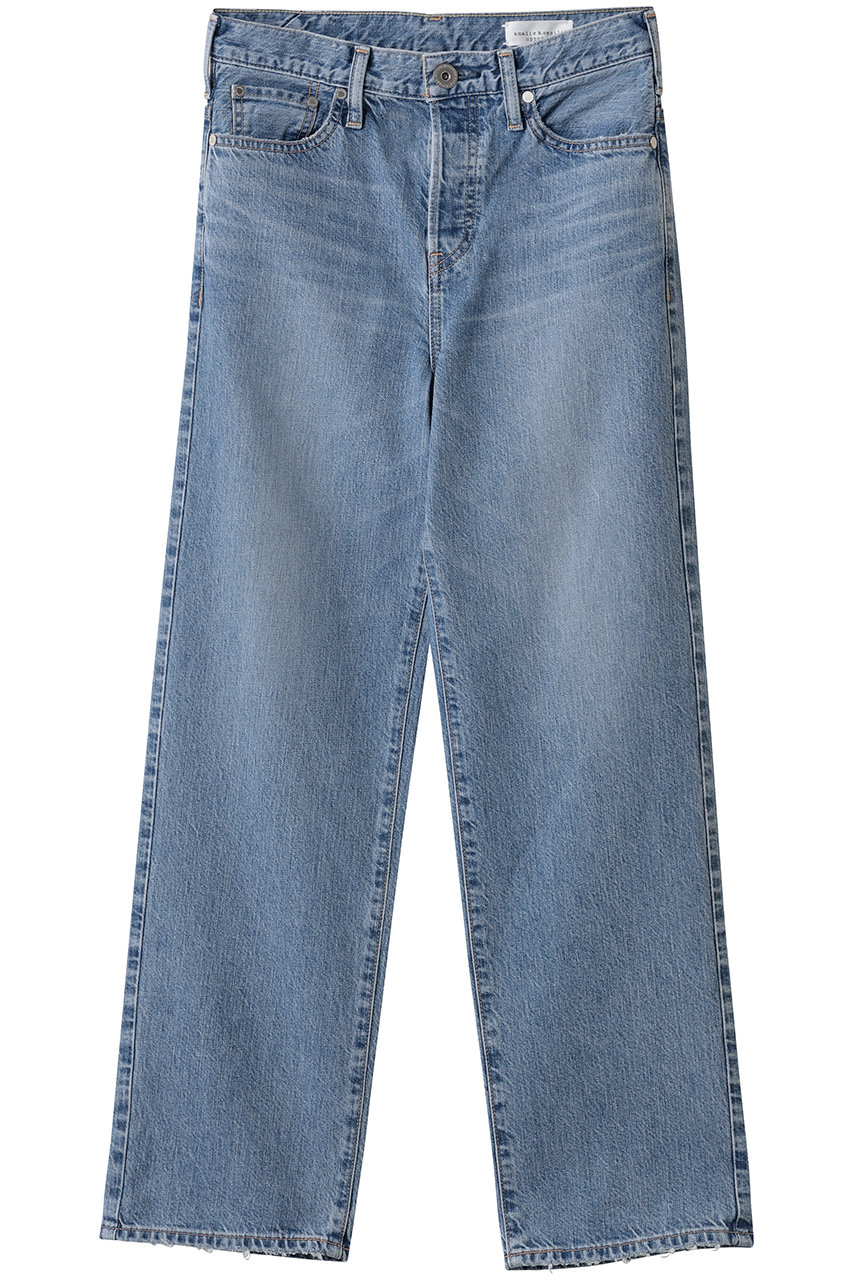 martinique 《コラボ》【upper hights×Amalie&Cecilie Moosgaard】デニムパンツ (ブルー, 2) マルティニーク ELLE SHOP martinique 《コラボ》【upper hights×Amalie&Cecilie Moosgaard】デニムパンツ (ブルー, 2) マルティニーク ELLE SHOP